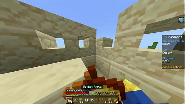 Playing skywars because yes minecraft 