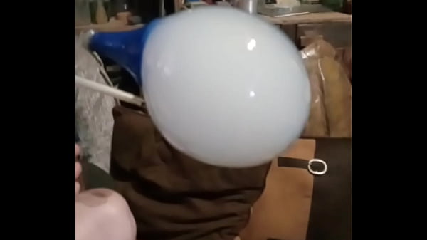 Rolling the bowl blowing bubbles 