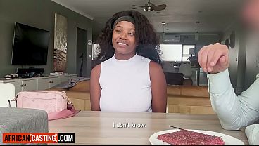 Pounding this huge boobs 18yo black babe harder than her beta BF ever did 