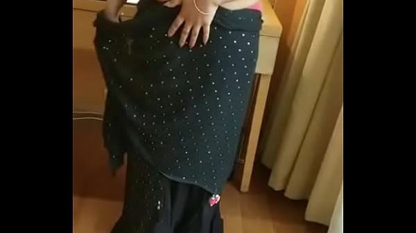 muslimrich lady riya_black sari part_4