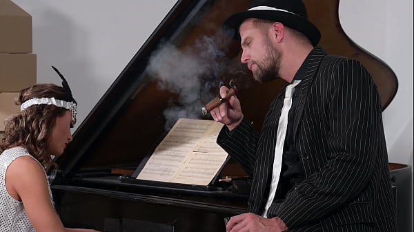 Play MP4 - Vintage DP&colon; Busty Pianist Kitana Lure Plugged in All Holes by 2 Gangsters GP2110