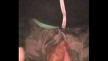 CUB1ZOR - VIDEO TWO - PUP TAKING A PISS AND SHOWING OFF HIS THICK ASS OUTSIDE