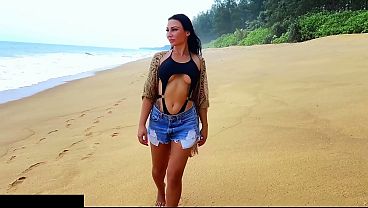 Nonton Sex With A Stranger On A Nudist Beach: She Undressed On The Shore And Asked Me To Rub Sunscreen On Her Back&mdash;i Gave Her A Blowjob And Fucked Her Doggy Style thumbnail