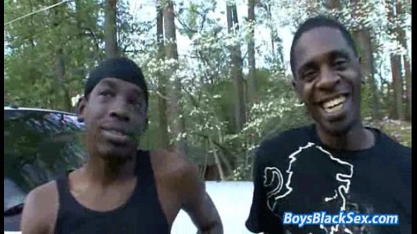Blacks On Boys - Gay Bareback Hardcore Fuck Video 19