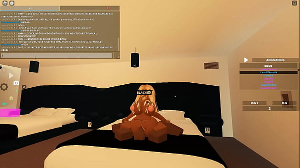 Roblox ebony slut got this fat bbc into her holes