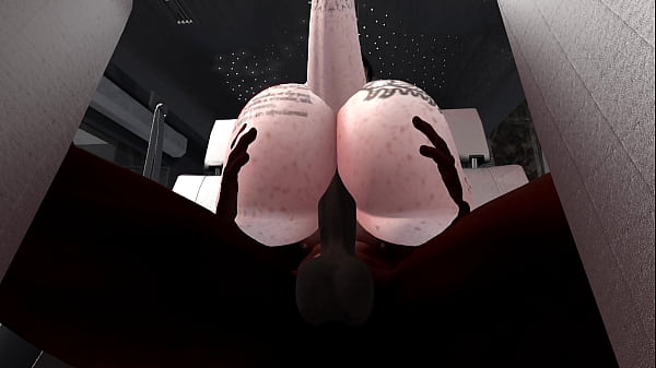 Second Life Black_man fucks demonic white_woman in_a SUV