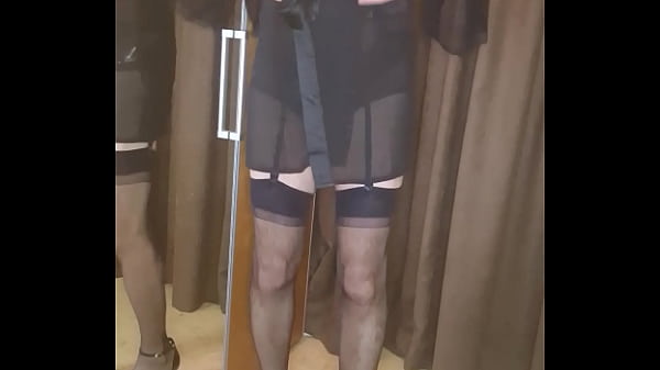 Play MP4 - Crossdresser wearing Chantelle lingerie and masturbates in it&period;