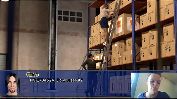 Officewife part 2 staring up my skirt