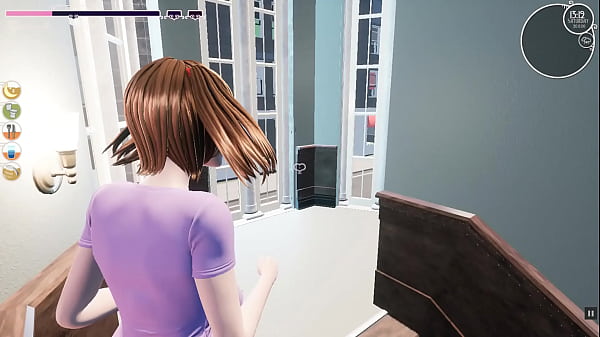 My Lust Wish [SFM Hentai_game] Ep.2 Student university girl_naked shower