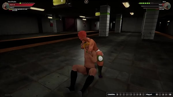 Aine_O RackieVS Brian Naked_Fighter_3D