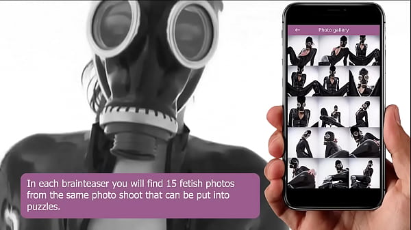 Girl in latex on the site you can download games for android that are not available in the play market for free