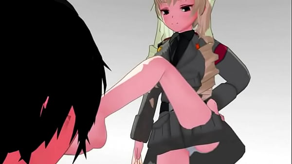 Licking feet of your captor anime femdom trample mmd