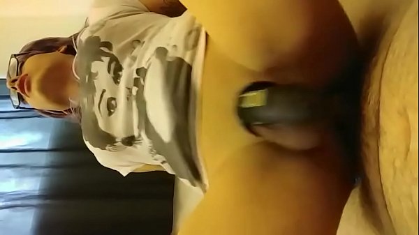 Play MP4 - Sissy in black Chasity fucking her boyfriend with condom