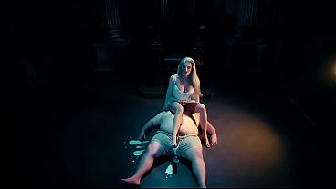 Ice queen tries comedy ends up stroking & sucking two thick cocks on stage part 1