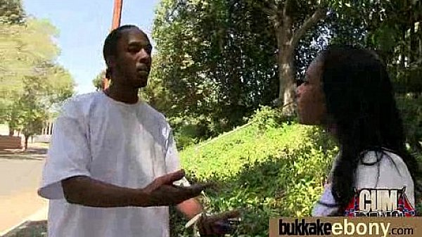 Cum loving teen enjoys huge bukkake 11 