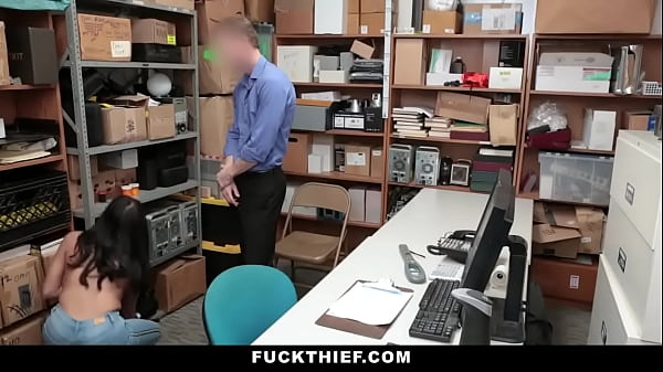 Pervert Officer Won't Let Go Teen Before a Payback - AryanaAmatista