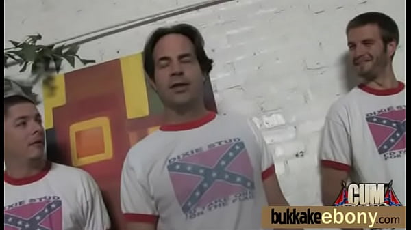 First time ebonywith a_group ofwhite dicks 2