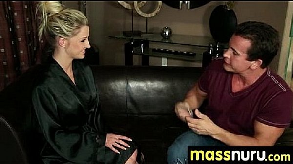 Busty teen gives nuru sex massage 14 