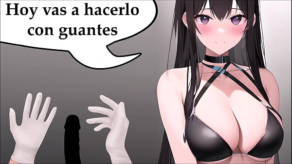 JOI_HENTAI_profesora experta en pajas Usando guantes