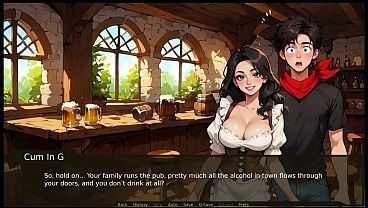 Farmer kink taboo hentai game ep 8 accidental boner with the nurse wearing a cooking apron 