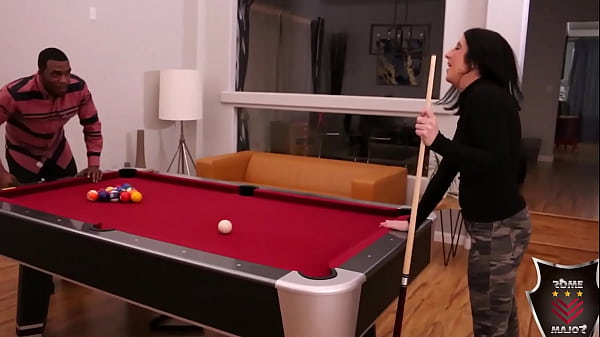 Rome major & slutty gianna love fuck on that pool table 