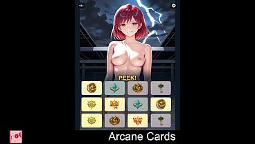 Arcane Cards (free game itchio) Card Game, Adult, Anime, browser, Hentai, html5, memory, mobile-friendly, NSFW, Singleplayer 