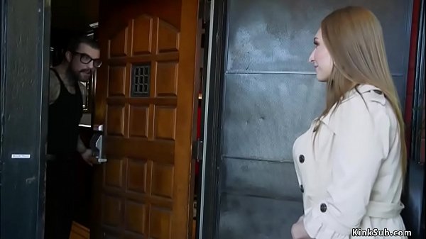 Natural big tits brunette babe skylar snow came to professional master h3ll4sl00tz for domination and he tied and fucked her in suspension in his dungeon house