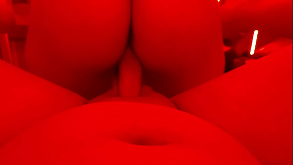 Sucking And Fucking In Femdom Amazon Position To My Cuckold In A Neon Room thumbnail