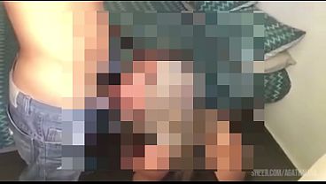 Sexy Blond Shemale Rides Big Cock 