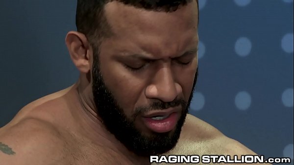 hot muscular older latin african american men having hard anal sex 