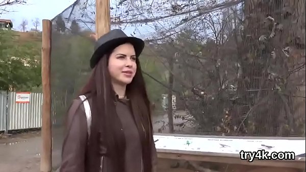 Lovable nympho sucks penis inpov and gets spread slit plowed