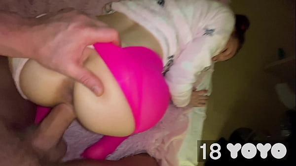 STEPDAD STRETCHES OUT HIS TIGHT PUSSY