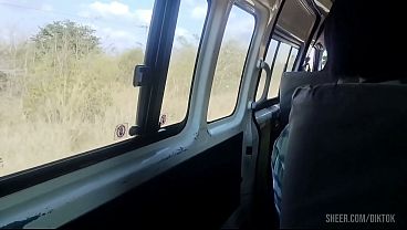 Diktok - Having fun in a Taxi back sit