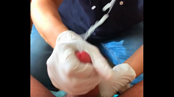 My wife is giving me a quick HJ