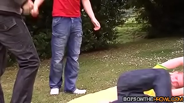 Play MP4 - Slim twinks outdoor fucked cute tied up gay in hot threesome