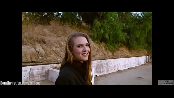 Play MP4 - Beautiful submissive masochist Ashley Lane gets tied up in the canyons and fed piss as the sun goes down