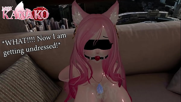 I get gagged and blindfolded while you cum all over my catgirl body