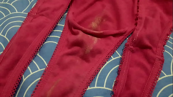 Play MP4 - Calzon rojo recien usado - Red used panties