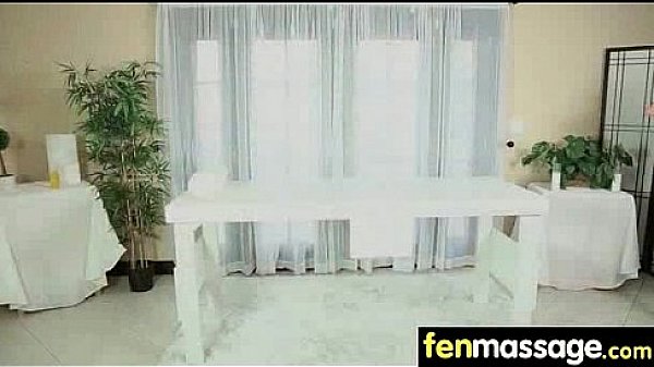 Deepthroat blowjob from big tits massage girl 14 