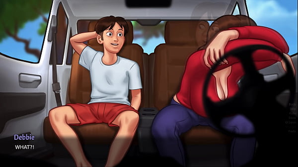 Play MP4 - Summertime Saga - Busty Stepmom sucks a huge cock and gives the best sloppy blowjob