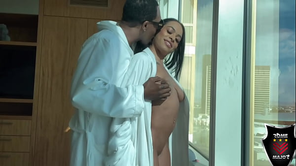 Hotel window pounding leaves ava valentina soaked 