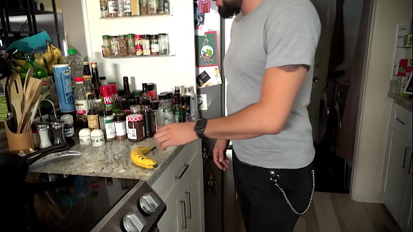 Man gender swap into sexy blonde after hitting his head so he plays with his tits and pussy til he cums 