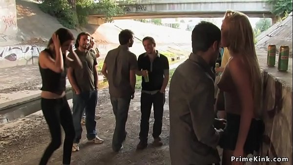 Blonde fucked in public bus_by day