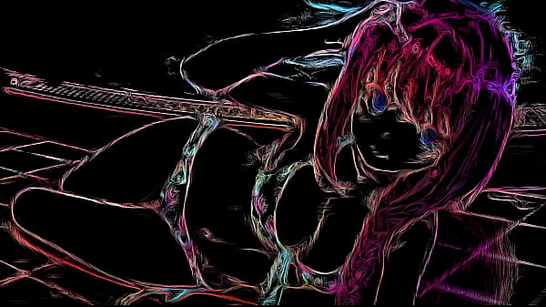 Anime Girls Coloring Sketches 1