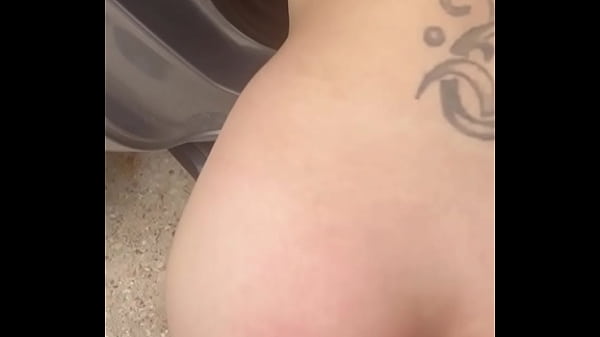 Streetwalker shows off her tight booty before taking a cock in public 