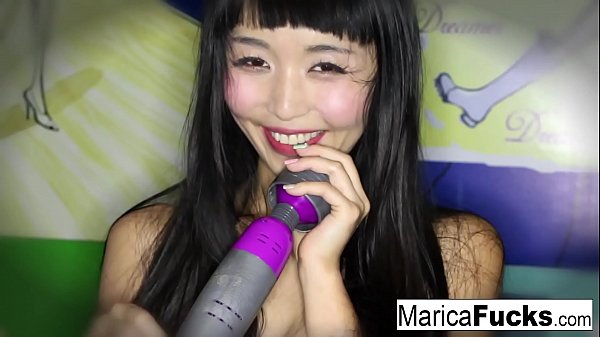 Marica strips offher costume and playswith herself