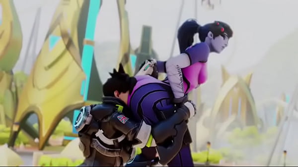 Overwatch tracer eats widow booty 