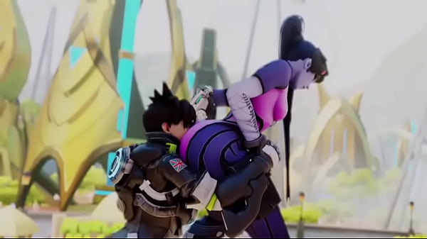 Overwatch tracer eats widow booty