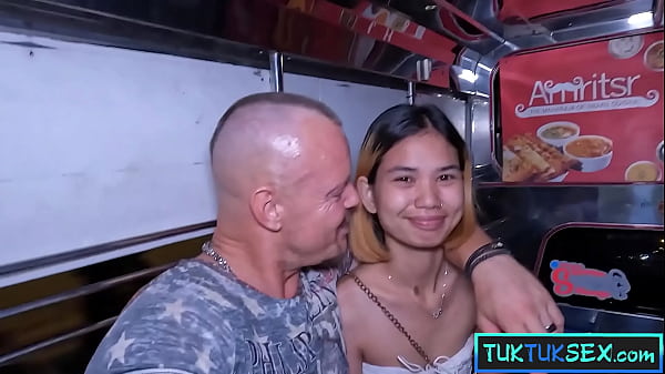 TinyThai teen girl_picked up in Pattaya with a Tuk_Tuk for_sex