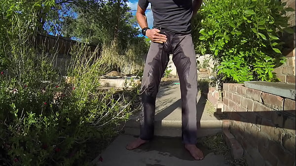 Backyard Gray Pants Flood Piss Drink thumbnail